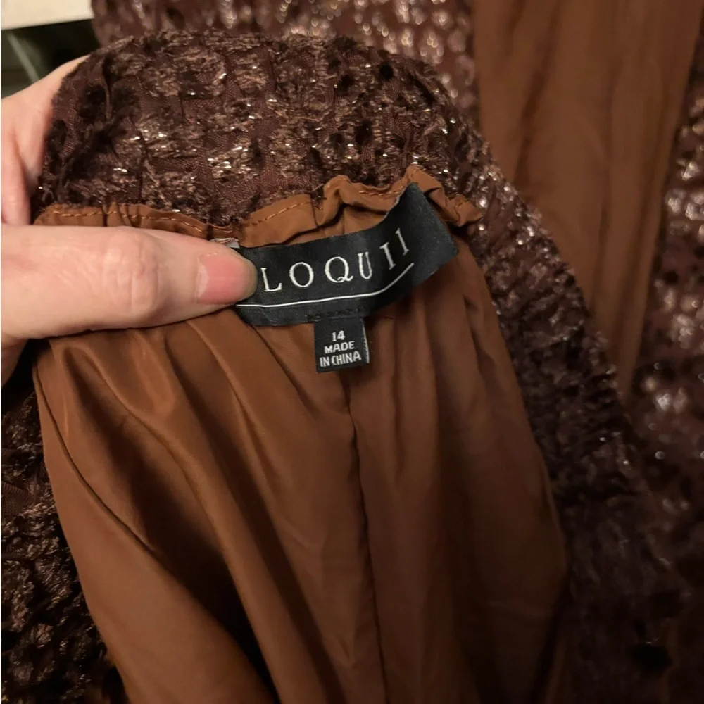 Eloquii Velvet Leopard 2 Pc Suit Jacket & Pants 14/16 - Picture 6 of 8